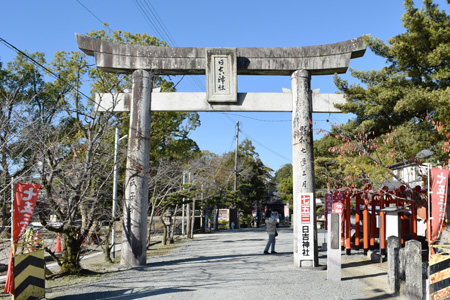 日吉神社の大鳥居